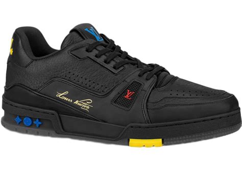 louis vuitton trainer black signature|louis vuitton trainers.